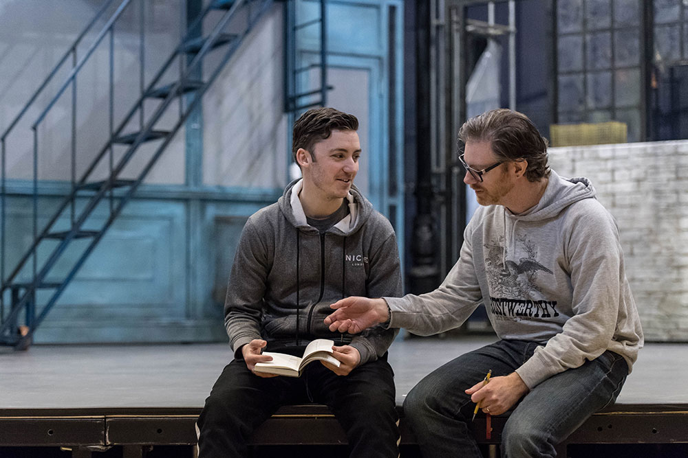 McOnie Company Jekyll and Hyde in Rehearsal