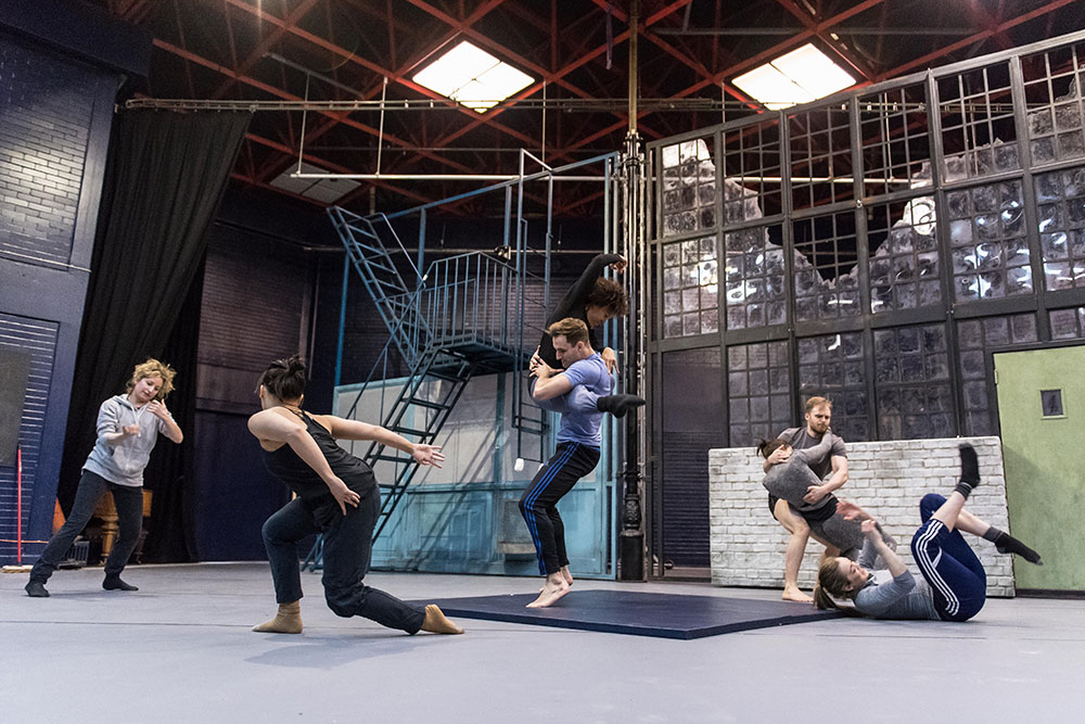 McOnie Company Jekyll and Hyde in Rehearsal